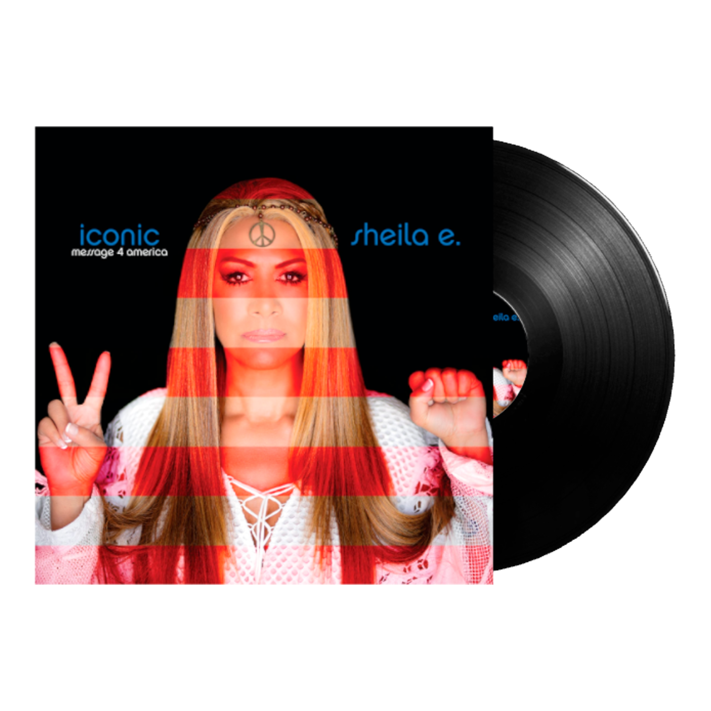 Sheila E. – Iconic: Message 4 America – Autographed vinyl LP