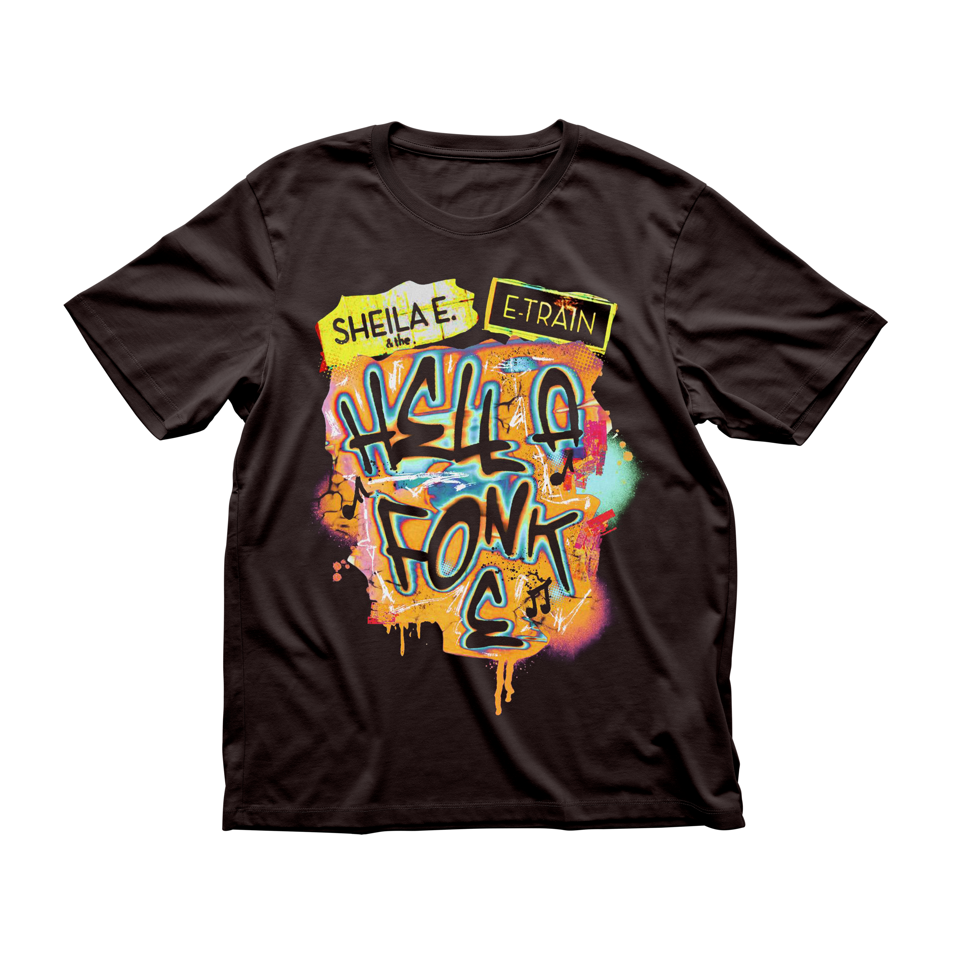 Sheila E. and the E Train – Hella Fonk E graphic tee (black)